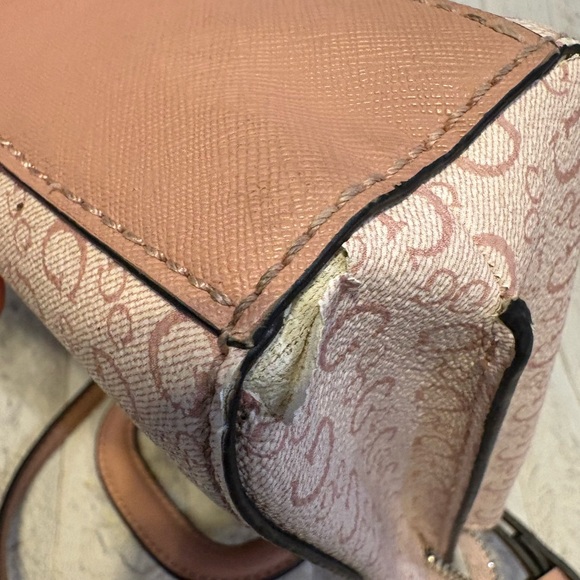 Guess Pink Logo Crossbody Bag - Picture 7 of 12
